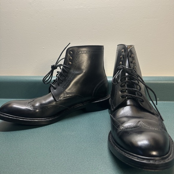 JACK ERWIN Original Goodyear Welted Boots Black Handmade In Spain Men's 10.5 - Picture 8 of 16